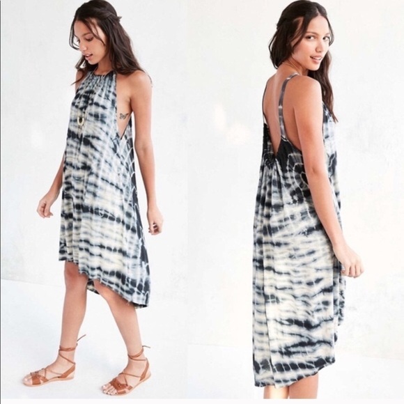 Uo Ecote Hazelene Dip-Dye Jersey Dress - Picture 4 of 8